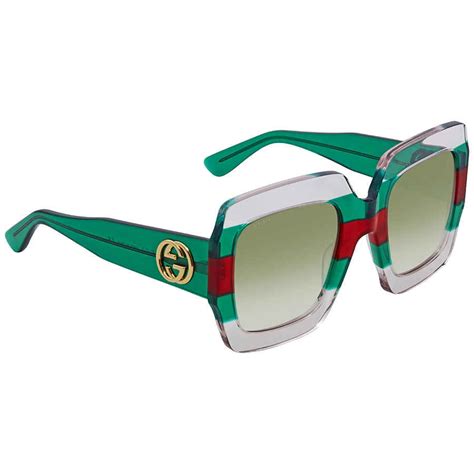 gucci sunglasses gradient|57mm gradient square sunglasses Gucci.